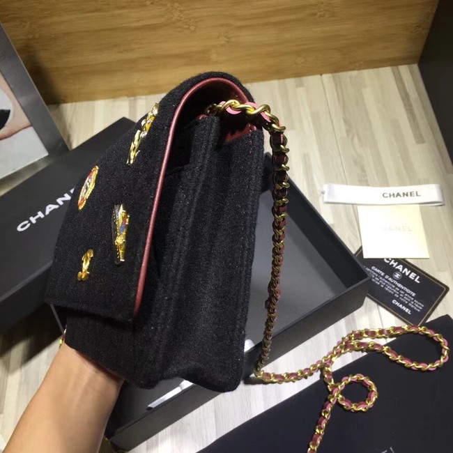 CHANEL Wallet on Chain A70334 black