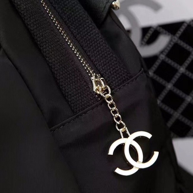 Chanel nylon Backpack A696814 black