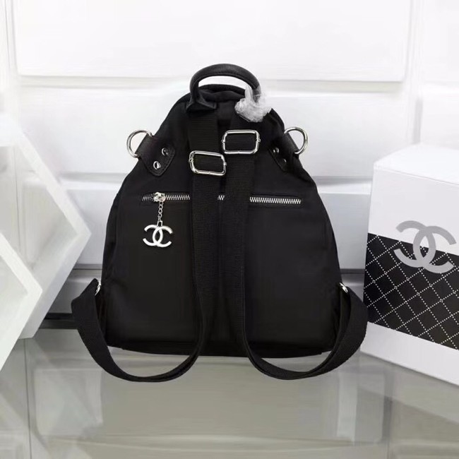 Chanel nylon Backpack A696814 black