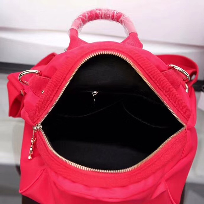 Chanel nylon Backpack A696814 red