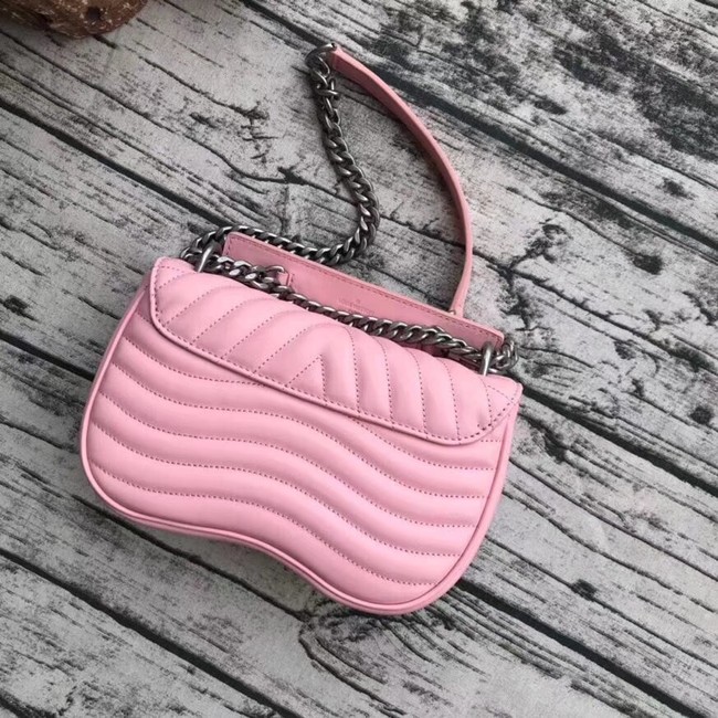 LOUIS VUITTON NEW WAVE CHAIN BAG MM M51944 pink