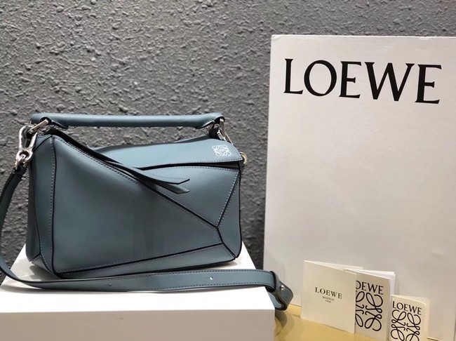Loewe Puzzle Bag Original Leather L9124 Light Blue