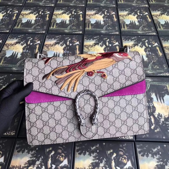 Gucci Dionysus medium shoulder bag 400235 purple