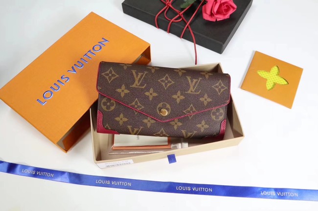 Louis Vuitton CAISSA WALLET N61184 fuchsia