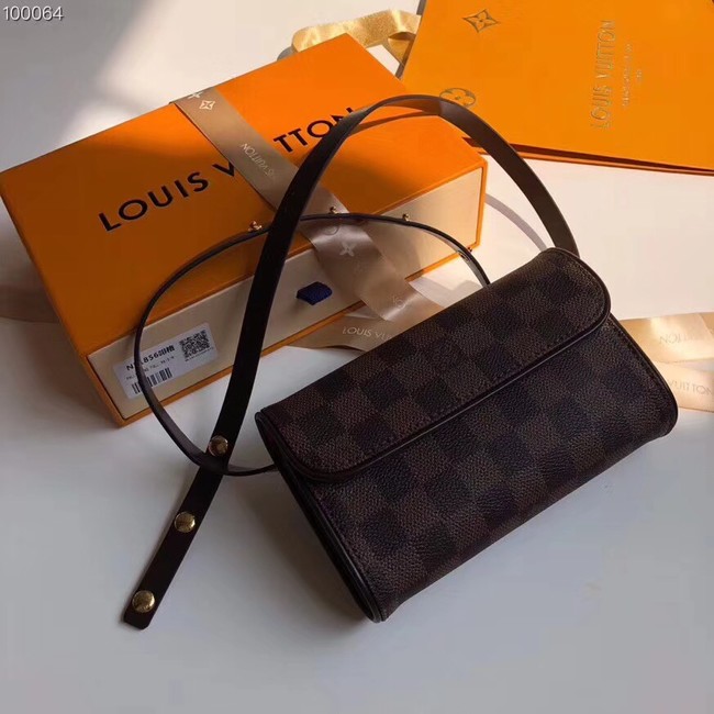 Louis Vuitton Damier Ebene Canvas Original M51855 Belt bag