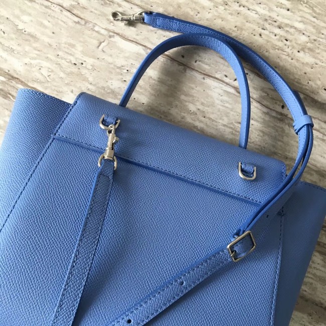 Celine NANO BELT BAG IN GRAINED CALFSKIN 99970 sky blue