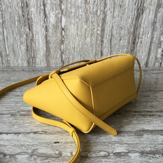 Celine NANO BELT BAG IN GRAINED CALFSKIN 99970 yellow