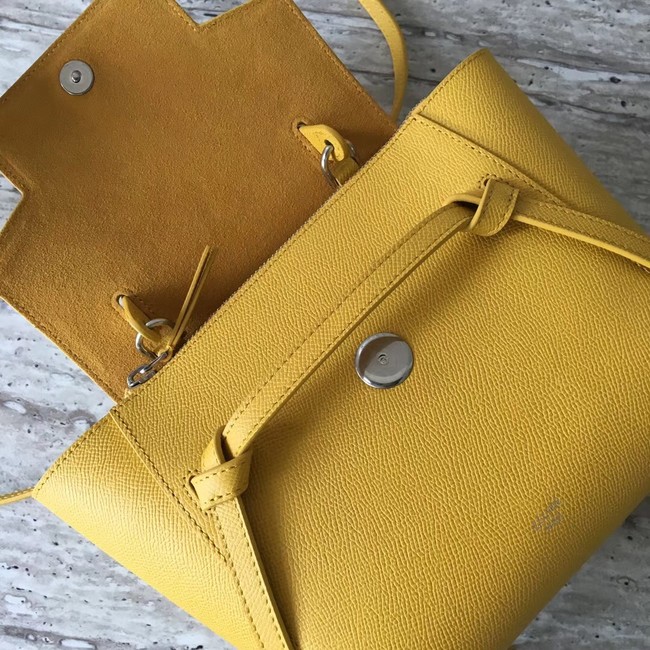 Celine NANO BELT BAG IN GRAINED CALFSKIN 99970 yellow