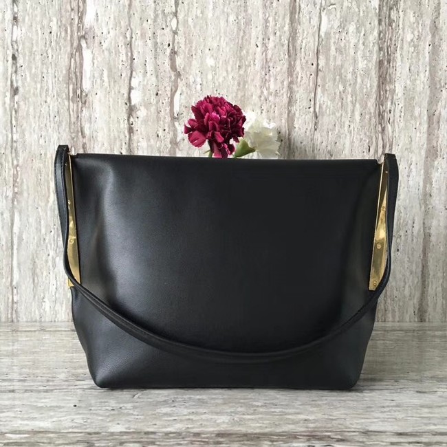 Celine calf leather Shoulder Bag 90054 black