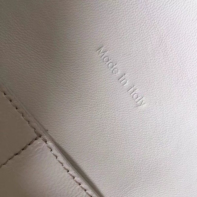 Celine calf leather Shoulder Bag 90054 white