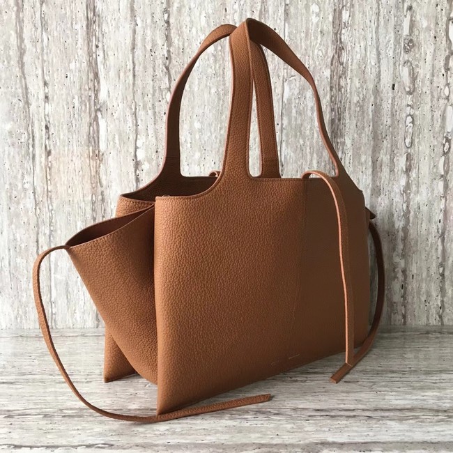 Celine calf leather Tote Bag 43341 Camel