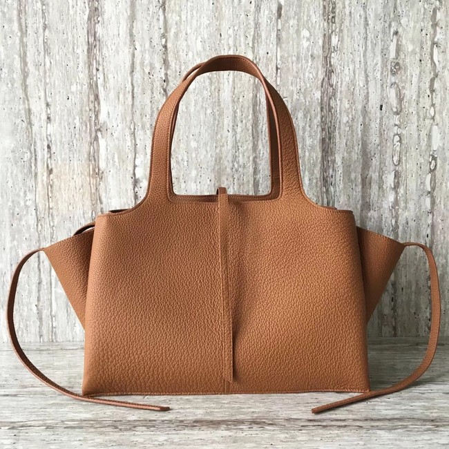 Celine calf leather Tote Bag 43341 Camel