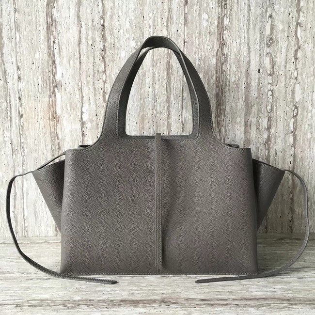 Celine calf leather Tote Bag 43341 grey