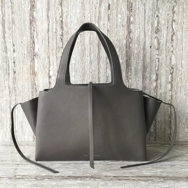 Celine calf leather Tote Bag 43341 grey