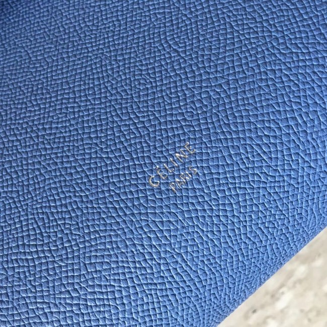 Celine mini Belt Bag Original Calf Leather A98310 sky blue