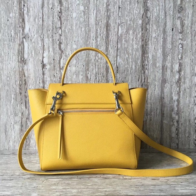 Celine mini Belt Bag Original Calf Leather A98310 yellow