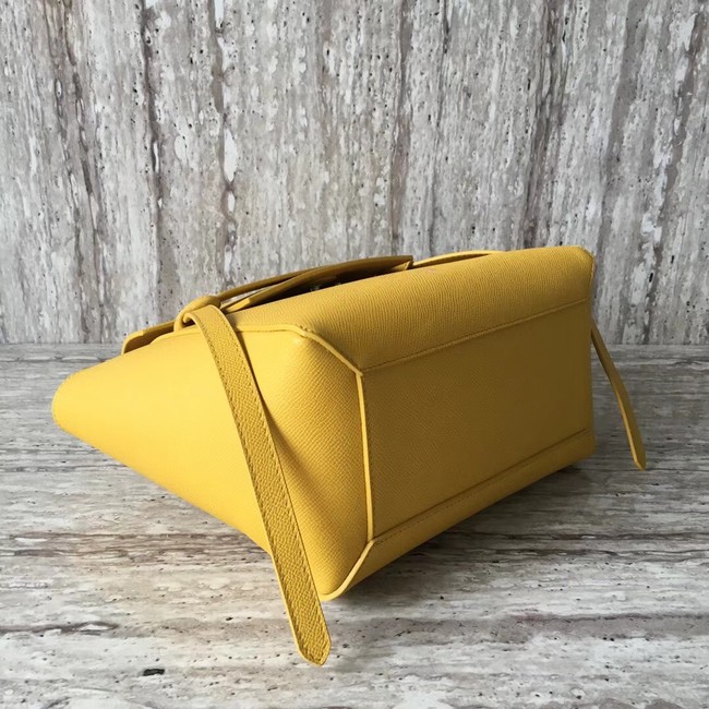 Celine mini Belt Bag Original Calf Leather A98310 yellow