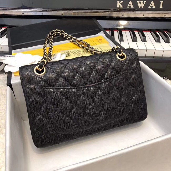 Chanel Small Classic Handbag A01113 black