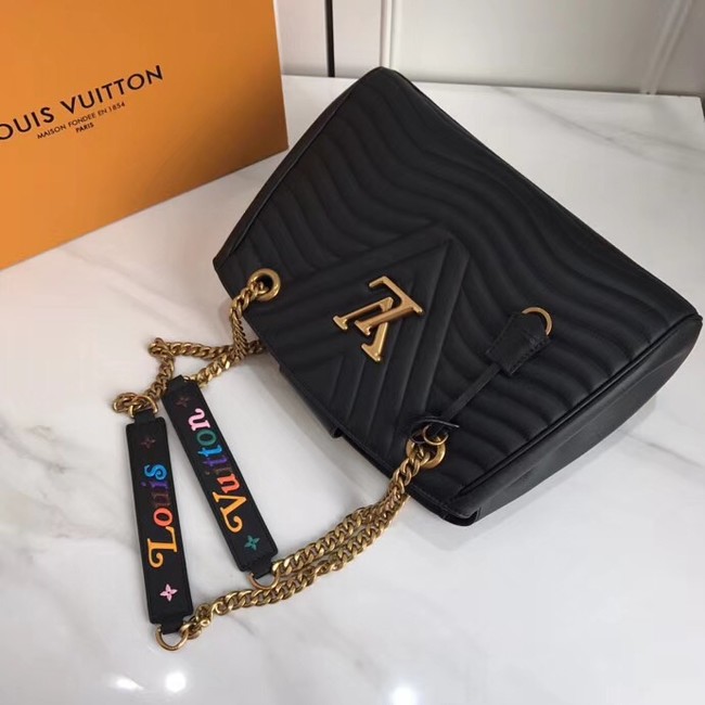 LOUIS VUITTON NEW WAVE CHAIN TOTE M51496 black