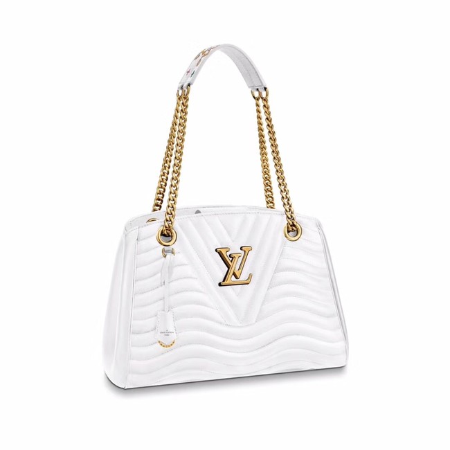 LOUIS VUITTON NEW WAVE CHAIN TOTE M51978 white