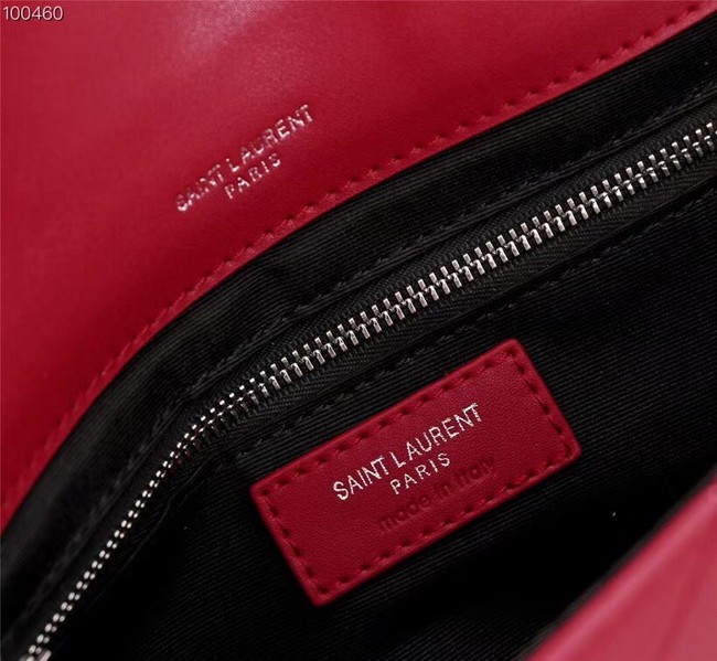 SAINT LAURENT Jamie monogram leather shoulder bag A2833 red