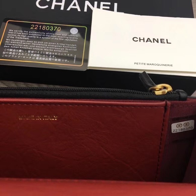 Chanel 2.55 Wallet on Chain A70328 black