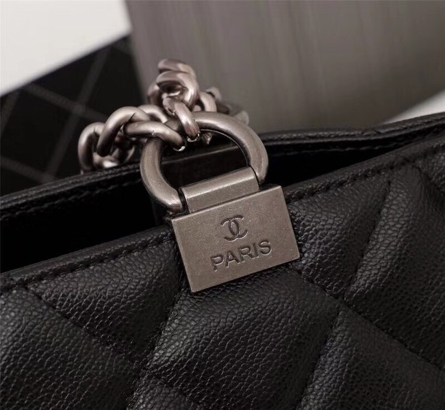 Chanel Calfskin Shoulder Bag 5694 black