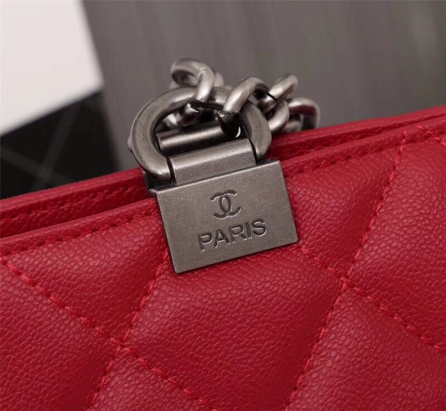 Chanel Calfskin Shoulder Bag 5694 red