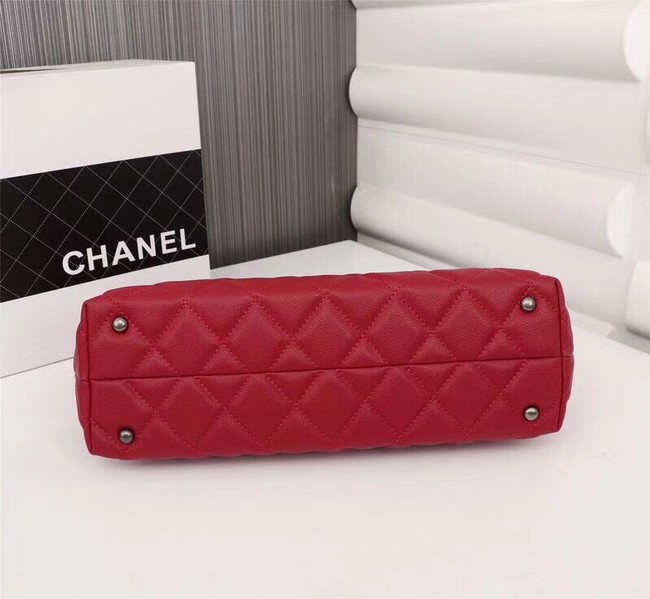 Chanel Calfskin Shoulder Bag 5694 red