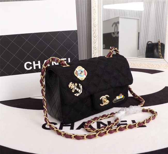 Chanel Mini Flap Bag A1116 black