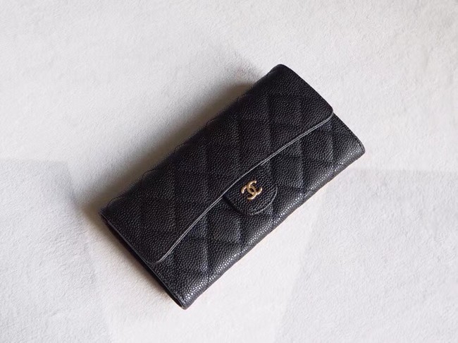 Chanel Classic Flap Wallet A31506 black