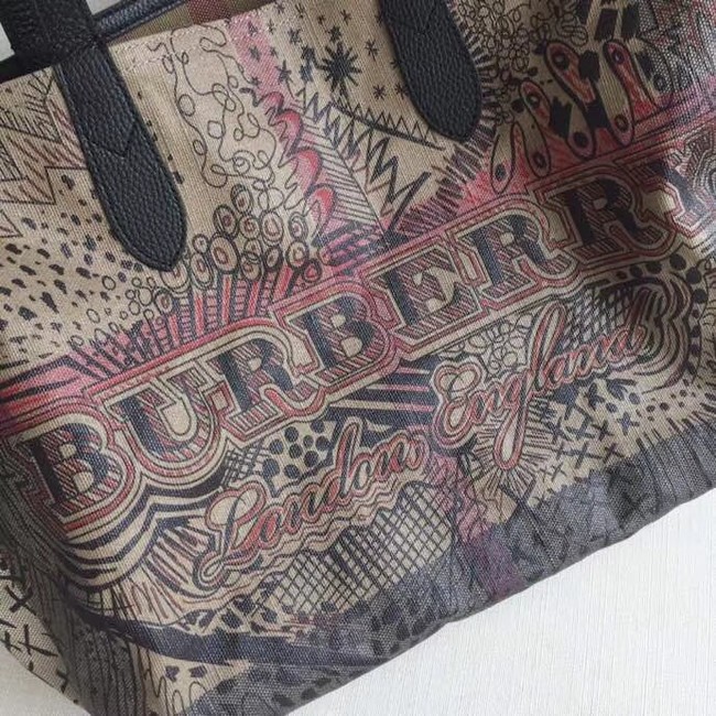 BurBerry Tote Shopping bags BU5549 grey