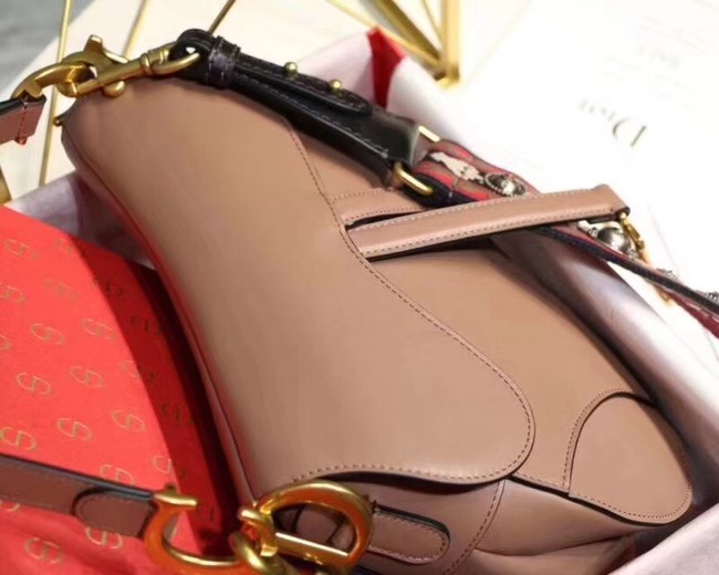 Dior MINI SADDLE BAG CALFSKIN M0447 apricot