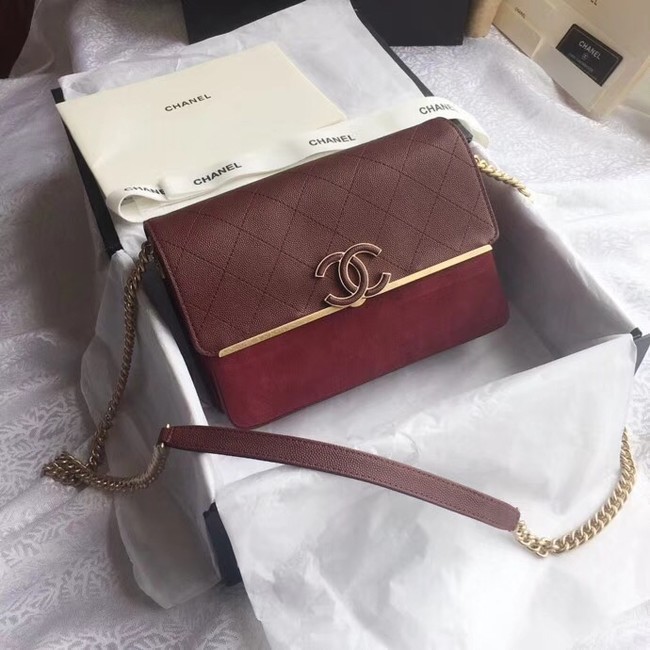 Chanel Original Flap Bag A57562 Wine