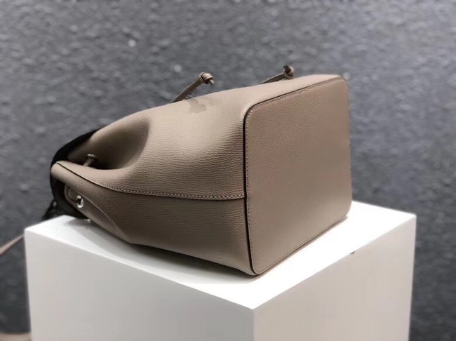 FENDI Kan I Leather knapsack 2570 grey