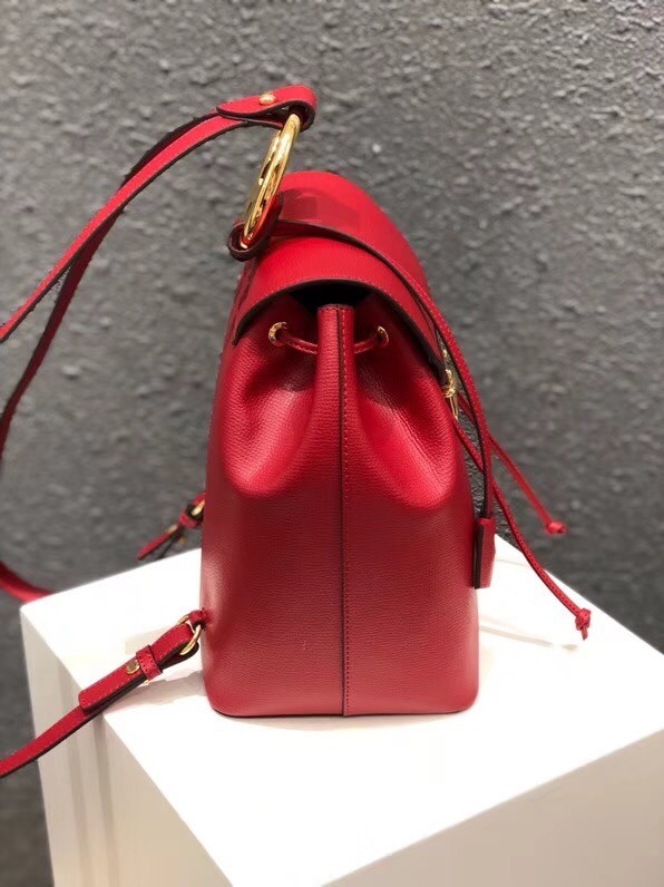 FENDI BACKPACK Red leather backpack 8BZ043A