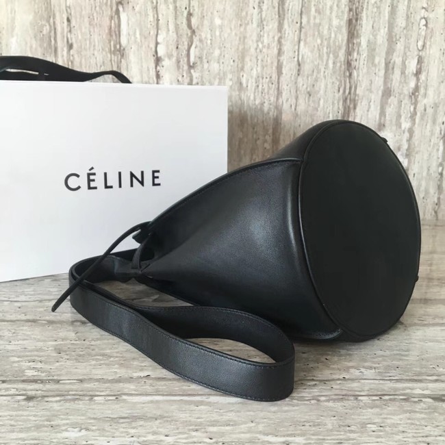 CELINE BIG BAG BUCKET IN SUPPLE GRAINED CALFSKIN 55428 black