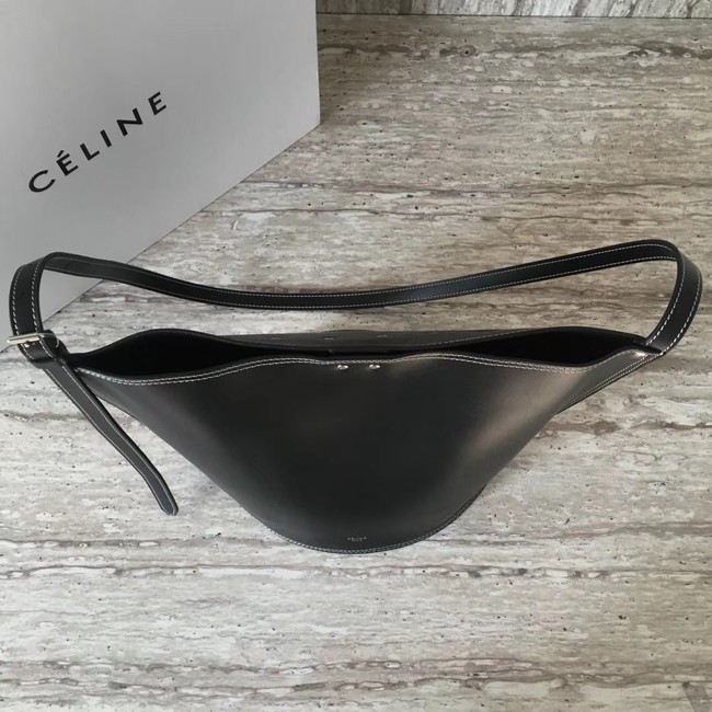 CELINE CLASP BUCKET IN SMOOTH CALFSKIN 55423 black