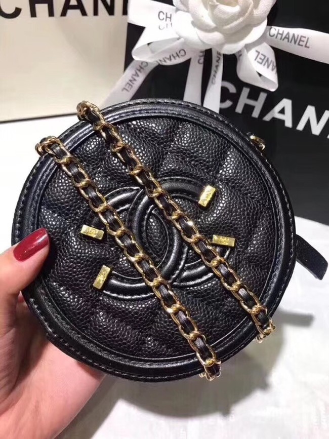 Chanel Original Clutch with Chain A81599 black