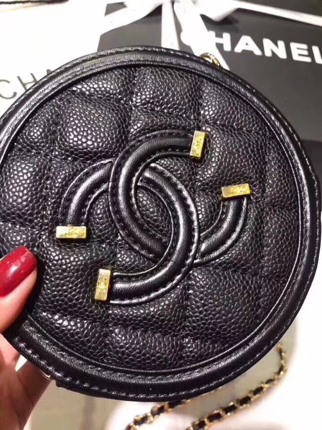 Chanel Original Clutch with Chain A81599 black