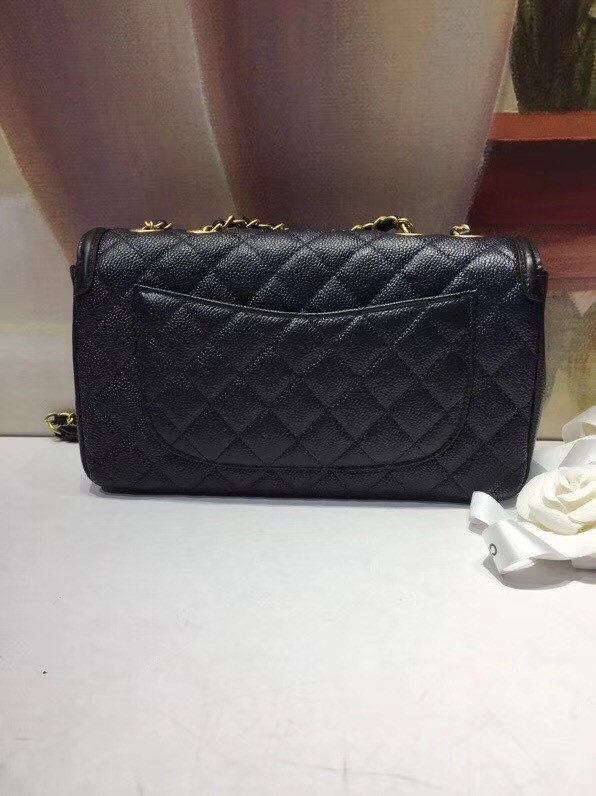 CHANEL Clutch with Chain A85533 black