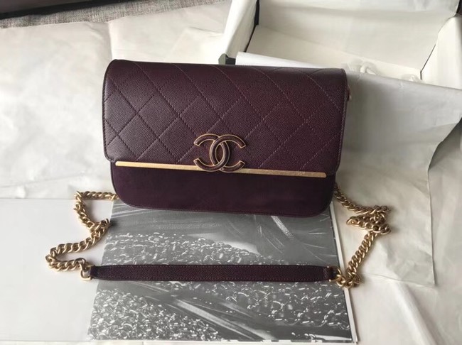 Chanel Original Flap Bag A57560 Wine