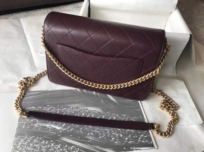 Chanel Original Flap Bag A57560 Wine
