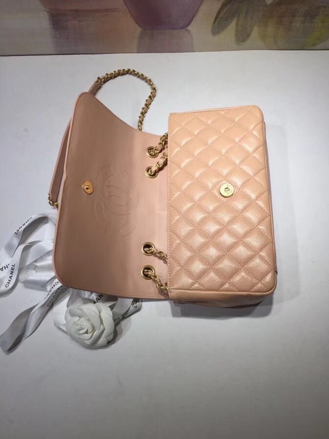 CHANEL Original Clutch with Chain A85533 apricot