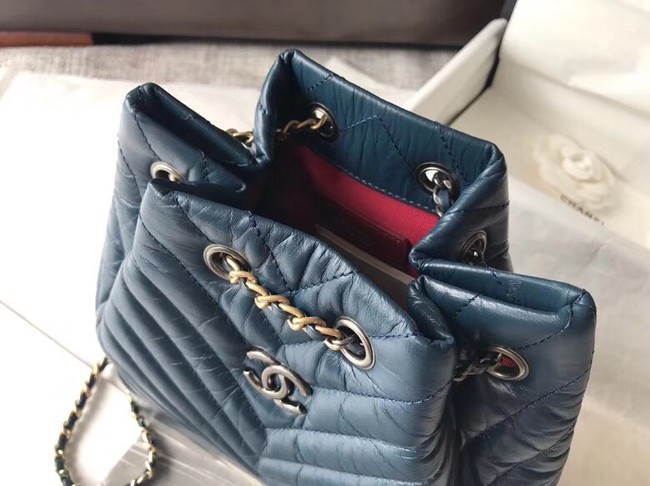 CHANEL Original Gabrielle Small Backpack A94485 blue