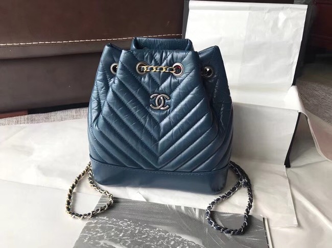 CHANEL Original Gabrielle Small Backpack A94485 blue