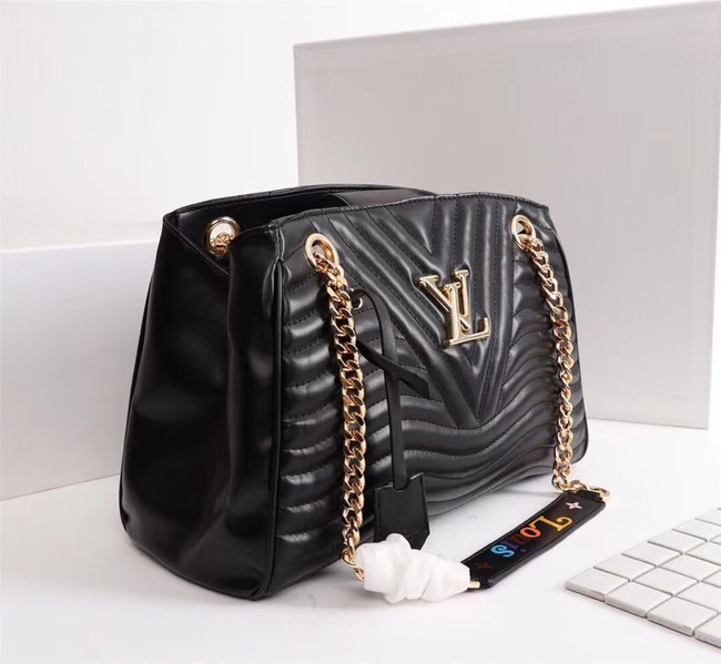 LOUIS VUITTON Leather M51497 black