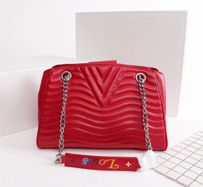 LOUIS VUITTON Leather M51497 red