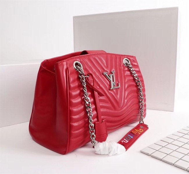 LOUIS VUITTON Leather M51497 red