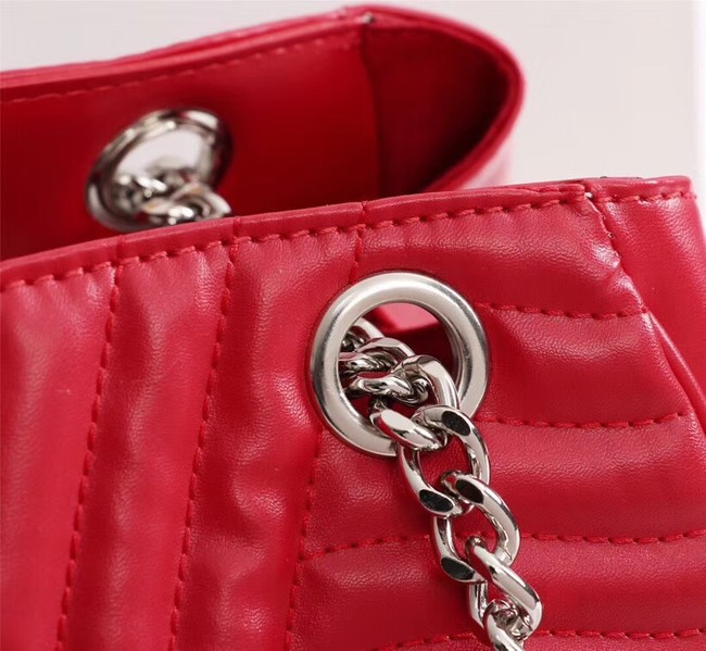 LOUIS VUITTON Leather M51497 red